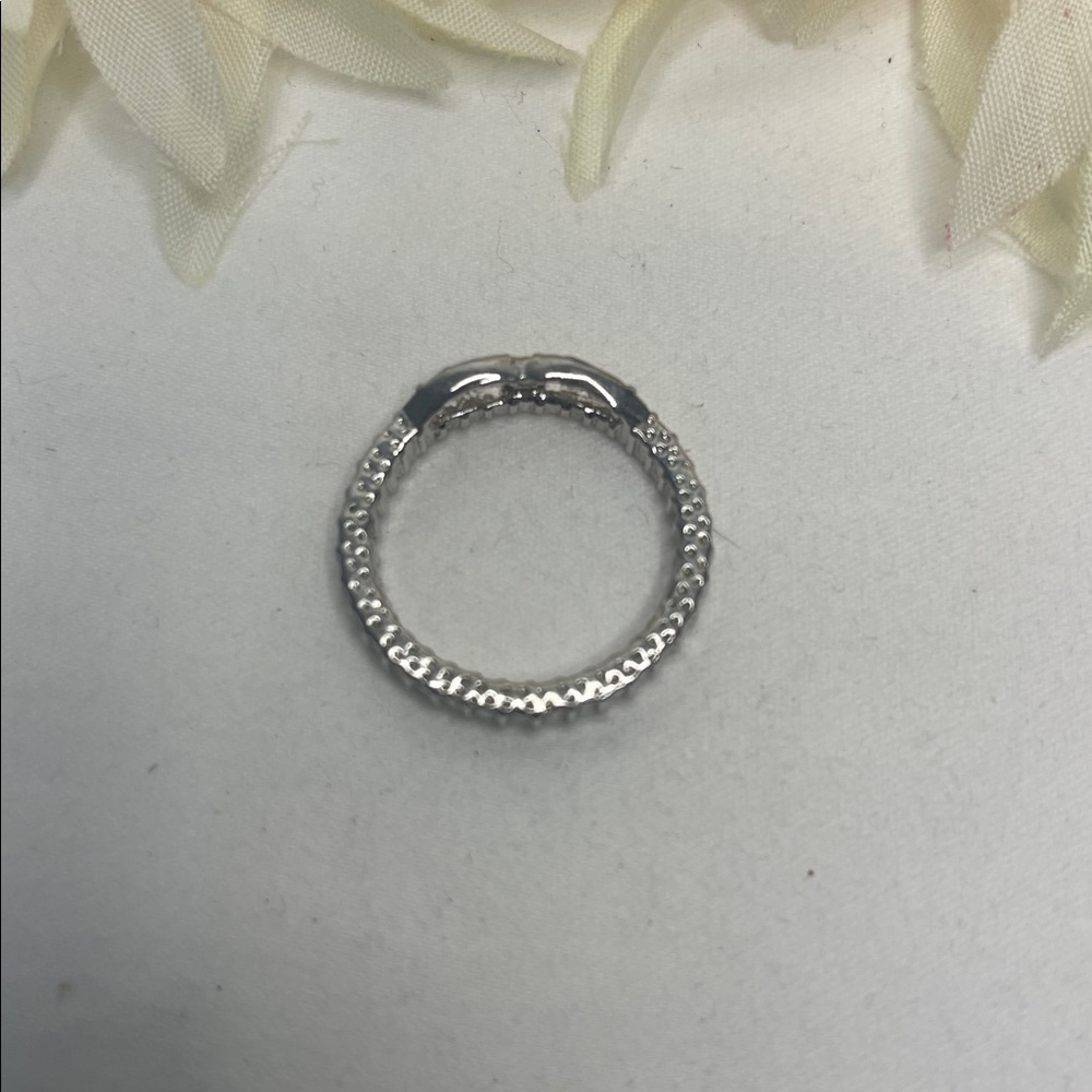 Silver Rhinestone Pendant EUC - Picture 2 of 4